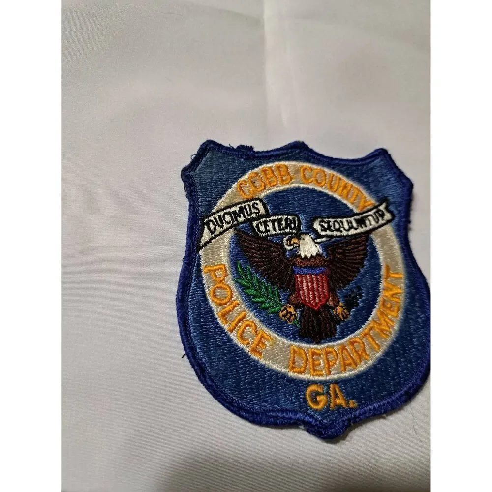 Vintage Cobb County Georgia GA Police Department Sew on Patch